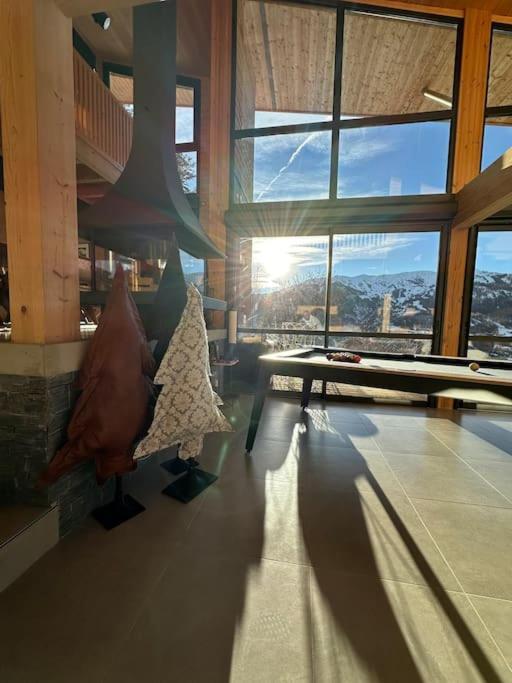 Chalet D'Architecte Avec Vue Panoramique Allos Esterno foto