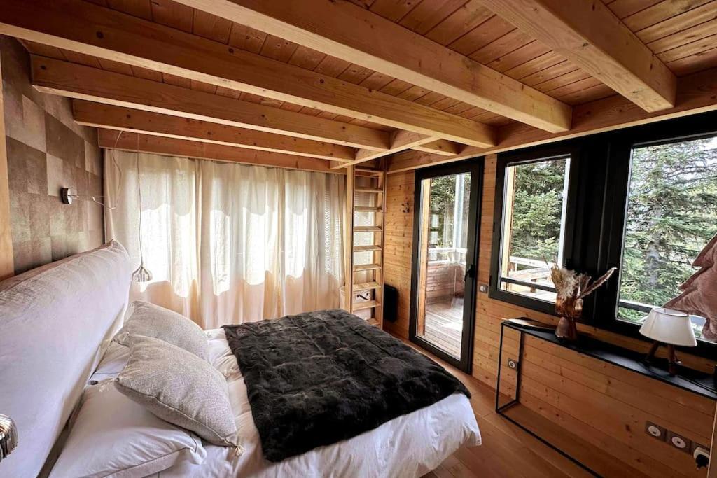 Chalet D'Architecte Avec Vue Panoramique Allos Esterno foto