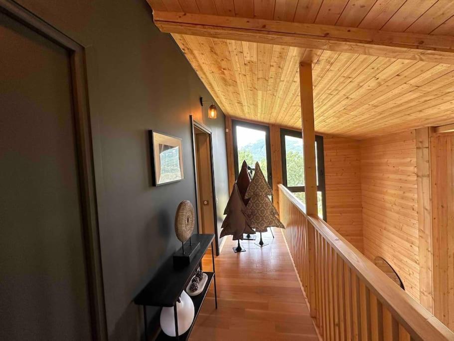 Chalet D'Architecte Avec Vue Panoramique Allos Esterno foto