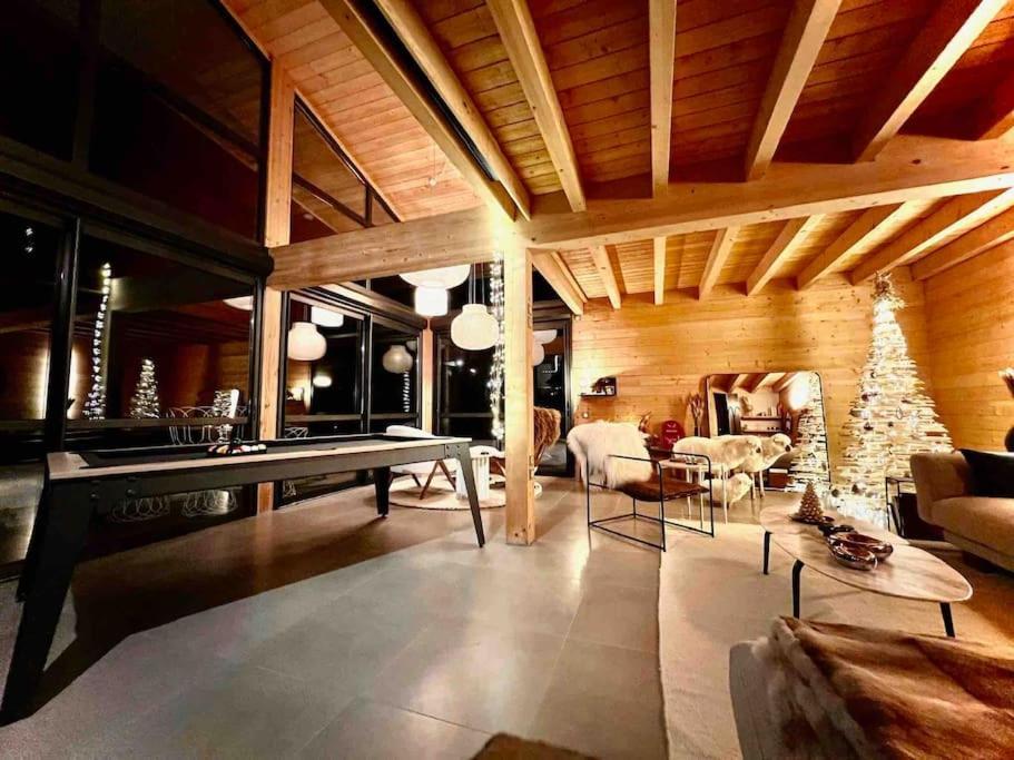 Chalet D'Architecte Avec Vue Panoramique Allos Esterno foto