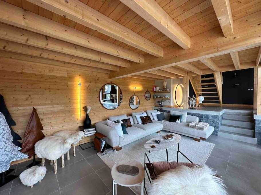 Chalet D'Architecte Avec Vue Panoramique Allos Esterno foto