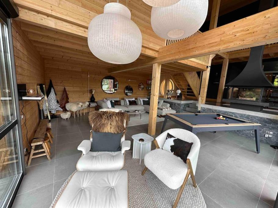 Chalet D'Architecte Avec Vue Panoramique Allos Esterno foto